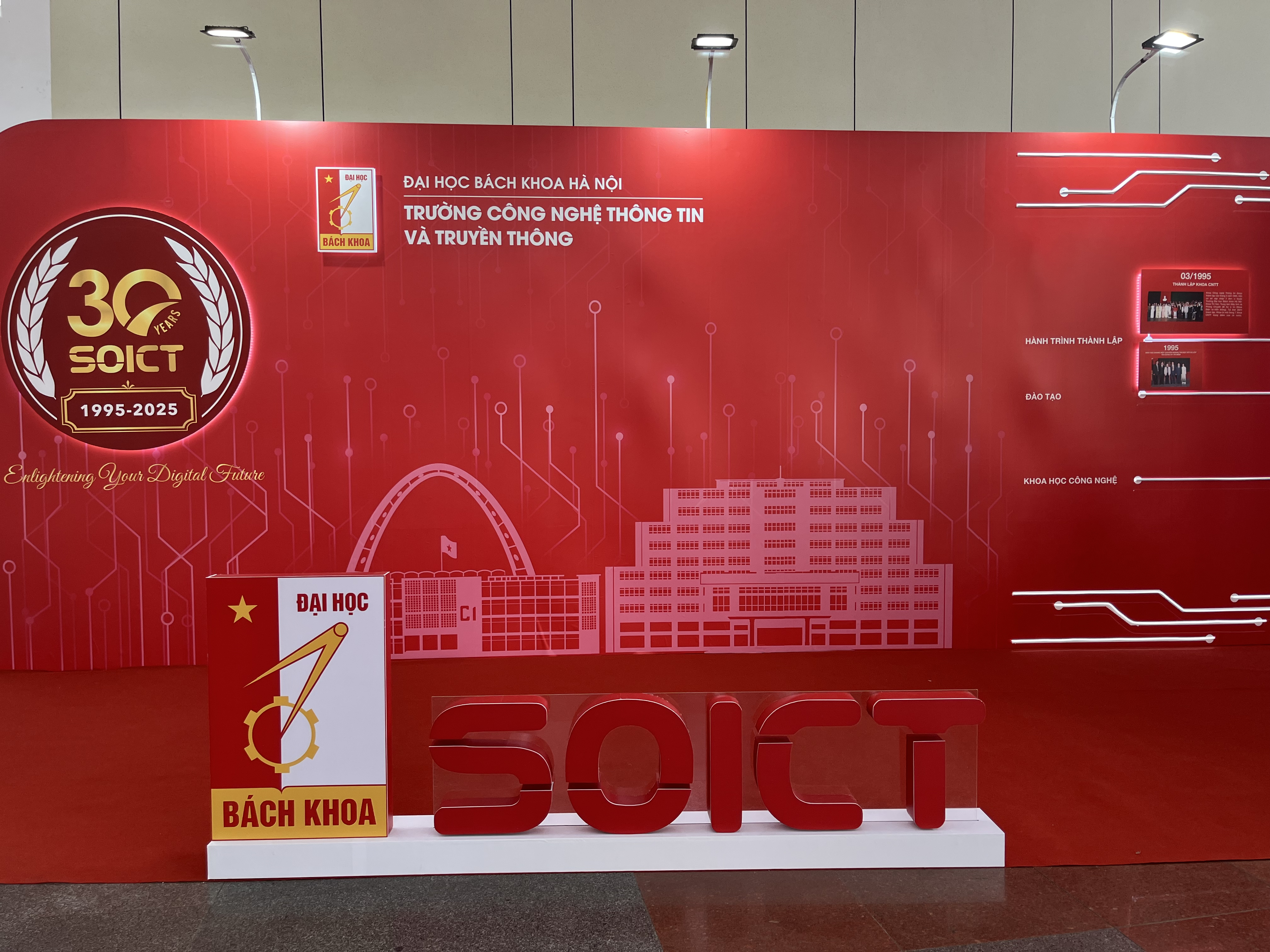 Triển lãm 30 năm SoICT - Sảnh B1